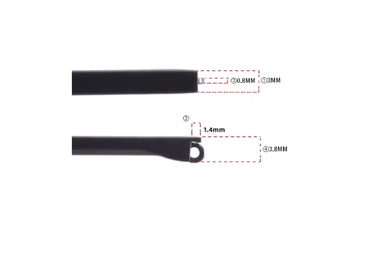 Eyeglasses stem|opticraft.eu