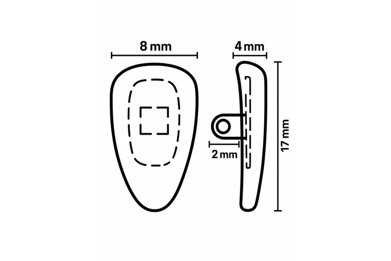 Air chamber nose pad|opticraft.eu