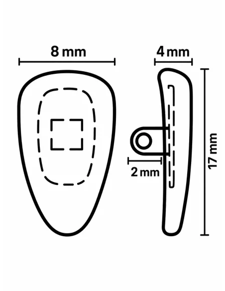 Air chamber nose pad|opticraft.eu