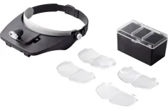 Fejpántos munka nagyító