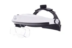 Fejpántos munka nagyító cserélhető előtét lencsékkel