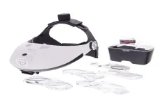 Fejpántos munka nagyító cserélhető előtét lencsékkel 2