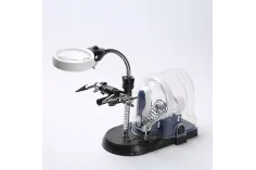 Állványos világítós munkaállomás nagyítóval