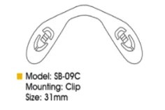Anatómiai szilikon orrtámasz
